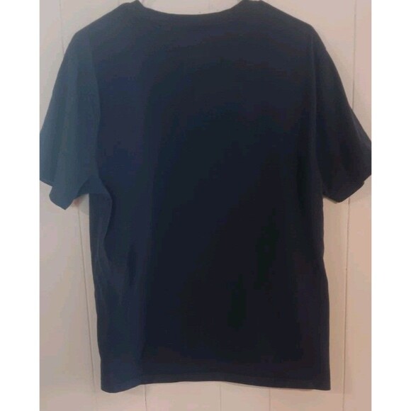 Womans Hurley T-Shirt Size Medium Blue with Logo Graphic on Tee 100% Cotton - Picture 2 of 5